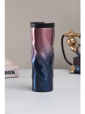 Str Store Komple 304 L Çelik Degrade 6 Oz 500 ml Kahve Termos Mug CIN229ML