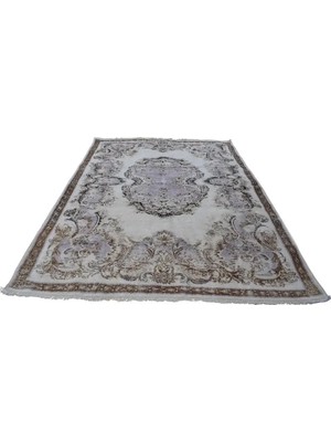 Etnik Bulvar Yün Bej El Dokuması Halı 210 x 314 cm