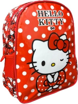Str Store Wiggle Hello Kitty Anaokulu Çantası, Kırmızı, 24X11X30 cm