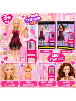 Küçük Hazine 02412 Anlily Makyaj Masalı Bebek / +3 Yaş Adet Fiyatıdır