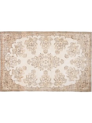 Etnik Bulvar Uşak Yün Kahverengi El Dokuması Halı 211 x 320 cm