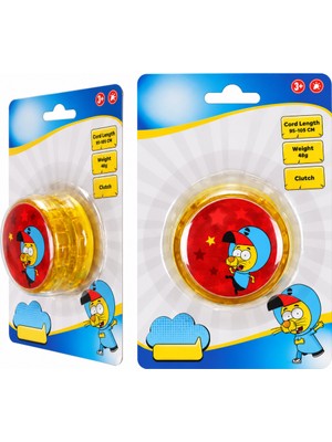 Uravas Store 5354 Yoyo 6cm Sarı Işıklı Krtl Kral