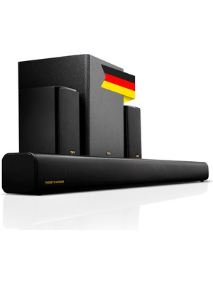 Thonet & Vander Rein 200W Rms Soundbar + Subwoofer 5.1 Hoparlör Bluetooth HDMI Uzaktan Kumanda