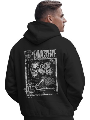 Sevbano Evanescence Rock Metal Müzik Grubu Baskılı Unisex Oversize Premium Hoodie