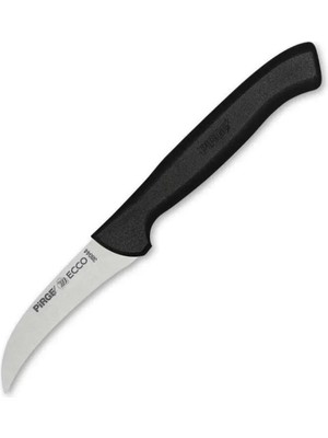 Colezium Pirge 38044 Ecco Kıvrık Eğri Sebze Dekor Bıçağı 7,5 cm - Siyah