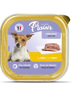 Colezium Plaisir Pate Hindi Etli Yetişkin Köpek Konservesi 150 gr