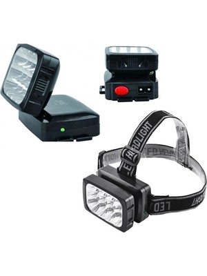 Colezium 12 Ledli Şarjlı Kafa Lambası Power Ledli Kafa Feneri Tepe Lambası