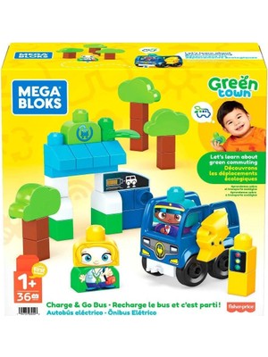 Colezium HDX90 Mega Bloks® Doğa Dostu Otobüs Seti 36 Parça +1 Yaş