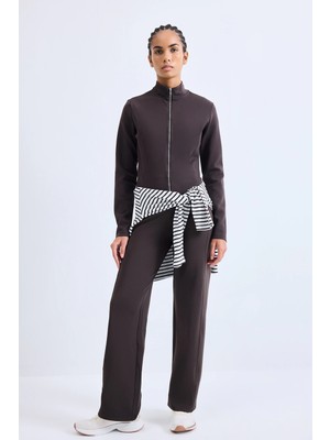 DeFacto Straight Fit Standart Boy Skuba Dalgıç Kumaş Sporcu Eşofman Altı H8794AX26AU