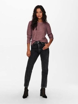 Only Onlgeena Xo L/s Pullover Knt Noos Kadın Kazak Rose Brown (15113356)