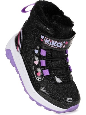 Kiko Kids  Forta Cırtlı Kaymaz Taban Kız Çocuk Spor Bot Ayakkabı
