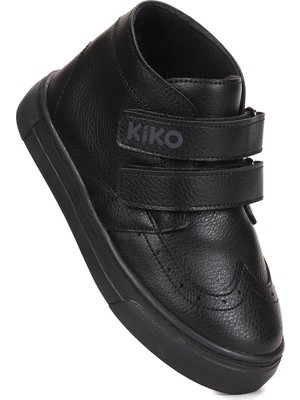 Kiko Kids  Shapy Cilt Günlük Cırtlı Erkek Çocuk Bot Ayakkabı