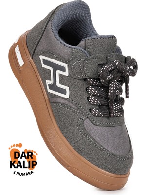 Kiko Kids  Lacer Cırtlı Bağcıklı Erkek Çocuk Spor Ayakkabı