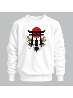 Cross Into Greatness Yazılı Nakışlı Bisiklet Yaka Sweatshirt Unisex