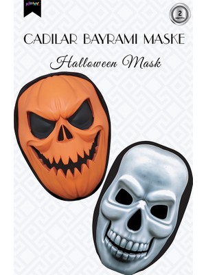 Vipfoni Halloween Maske Seti 2'li -No:1