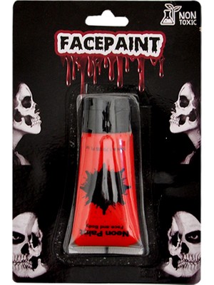 Vipfoni Halloween Aksesuar - Kırmızı Yüz Boyası
