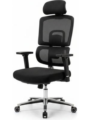 Upstyle Efe Premium Ergonomik Ofis Koltuğu (3d Kolçak) – Siyah