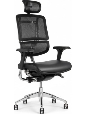 Upstyle Doruk Premium Ergonomik Ofis Koltuğu (4d Kolçak, Tam Yatar) – Siyah