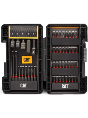 Cat DA01902 45 Parça Manganez Fosfat Alaşımlı Vidalama Uç Seti