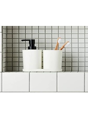 Ikea Storavan Banyo Aksesuar Seti - Sıvı Sabunluk - Katı Sabunluk - Diş Fırçalık