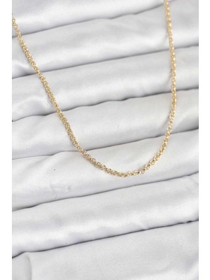 Bin1çeşit Şık Renk Halka Kadın Kolye 60 cm Uzunluk