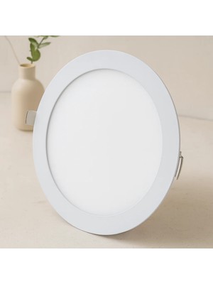 Çelik - Ticaret Yuvarlak LED Slim Panel 18W 1980 Lm Sıva Altı