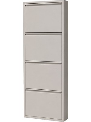 Çelik - Ticaret Kaser 1013 Krem 4lu  Kılıtlı Metal Ayakkabıl