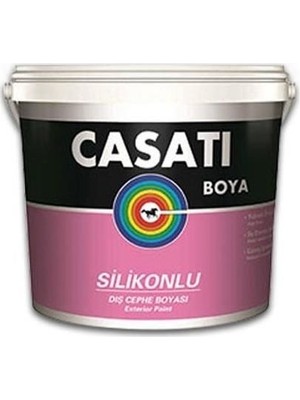 Solmazlar Online Casati Silikonlu Dış Cephe Boyası 15 Litre Beyaz