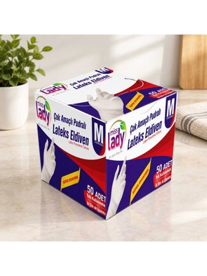 Lateks Eldiven M 50'li