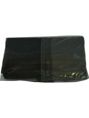 Colezium Orta Boy Atlet Geri Dönüşüm Granül Çanta Poşet 47X27 cm Kalın Siyah 1000 gr 1 Paket