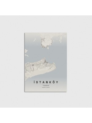 Domirus Istanköy (Kos), Yunanistan Şehir Haritası Poster Çerçevesiz Duvar Dekorasyonu