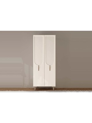 Aselia 2 Kapılı Mdf Gardırop