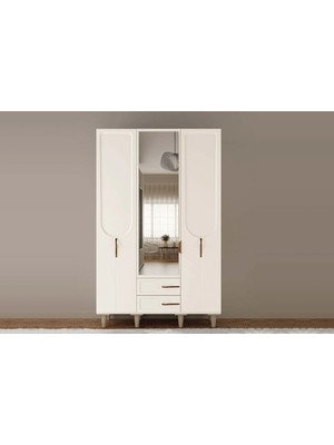 Aselia 3 Kapılı Mdf Gardırop