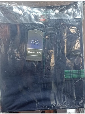 Kapitex 5919 Erkek Uzun Kol Pijama Takım