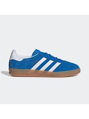 adidas Gazelle Indoor Unisex Mavi Spor Ayakkabı.-