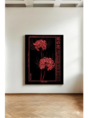 Kanvaspera Higanbana Lost Memory - Kanvas Tablo - Anime Poster, Japon Sanatı, Red Spider Lily, Manga Tasarım