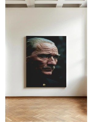 Kanvaspera Mustafa Kemal Atatürk, Çakır Gözler - Kanvas Tablo