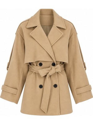 Laluvia Camel Kaşe Trençkot - 9669