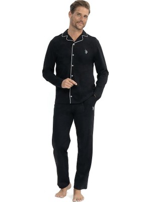 Kly U.s Polo 12039 Önü Düğmeli Pijama Takımı