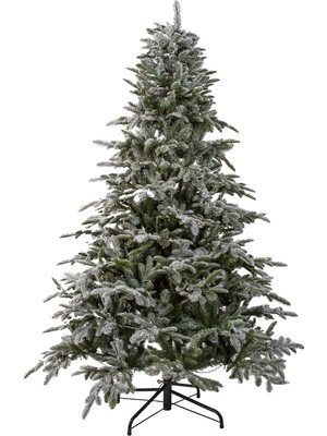 Herdekora Yapay Yılbaşı Çam Ağacı Nobilis Karlı 590 LED Işıklı 210 cm 2855 Dal
