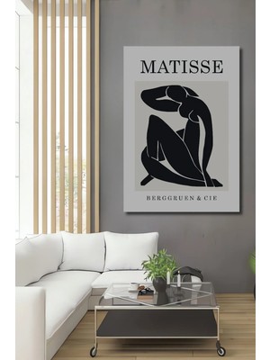 Alpkan Matisse Soyut Figür Yağlı Boya Görünümlü Dekoratif Ahşap Ev,antre,salon,ofis,mutfak Tablo