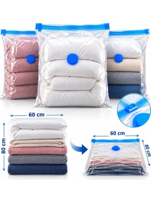 Bemy Ticaret Adet Orta Boy (60 cm x 80 Cm) Vakumlu Poşet - Vakumlu Hurç - Vakumlu Torba