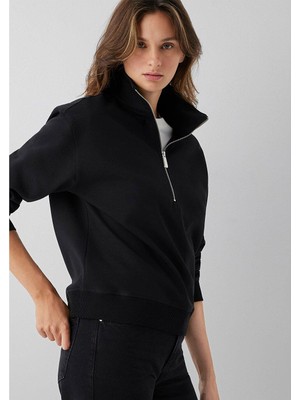 Mavi Kadın Yarım Fermuarlı Sweatshirt M1S10572-900