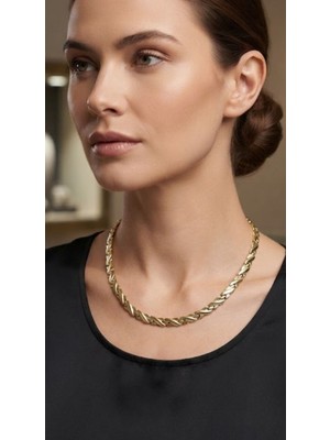 Hg.Aksesuar Xupıng Kolye Bileklik Set Takım