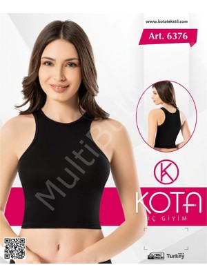 Kota 6376 Kadın Crop – Siyah L/xl