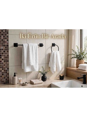 Güntic Banyo Tuvalet Askı Seti