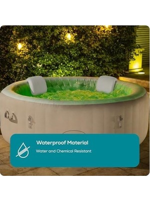 Lay-Z-Spa Boyun Yastığı Seti 25 x 19,5 x 17,5 cm | Şişirilebilir Jakuziler, Baş ve Boyun Destek Aksesuarları Için Yastıklı Spa Kafalıkları