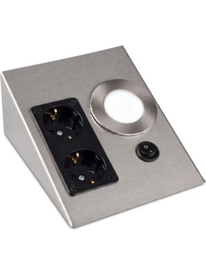 Vionna Çift Prizli LED Tezgah Armatürü, 5W Beyaz Işık
