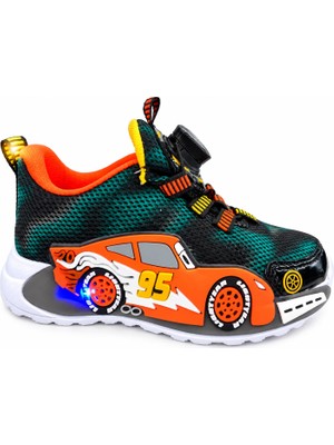 papucumun dünyası Çocuk Şimşek Mcq Işıklı Lıghtyear Spor Araba Detaylı Spor Ayakkabı Sneaker