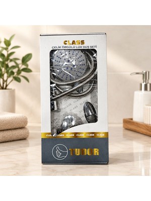 Class Çelik Lüks Duş Seti Kutulu